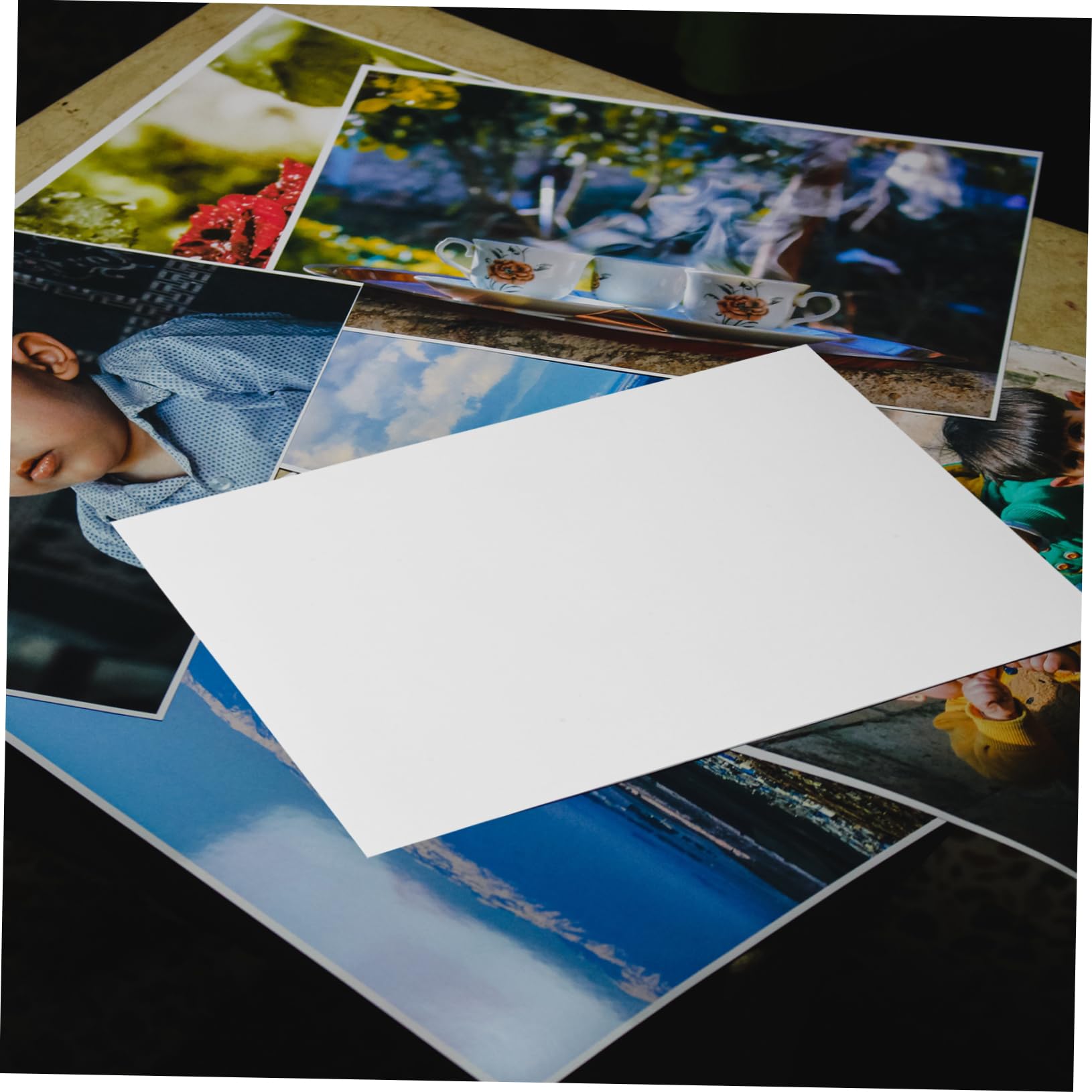 Operitacx 5 Set Carta Fotografica Carta Fotografica Lucida Alto Foto Carte Fotografiche Album Colore Stampa Di Carte Fotografiche Immagini Foto Lucida Bianca 100 Fogli*5