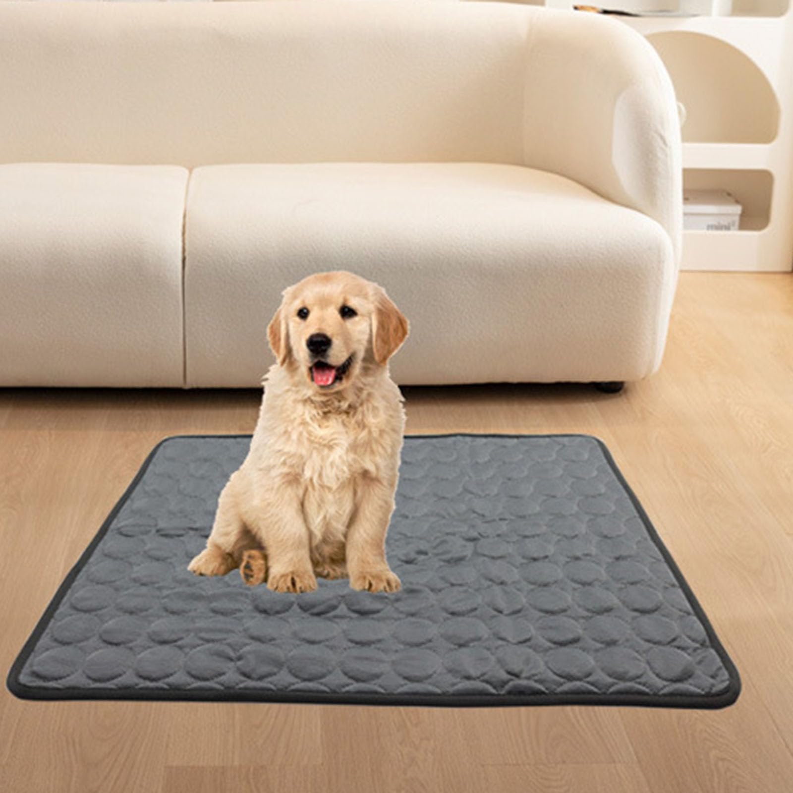 Alfombrilla de refrigeración para mascotas, lavable, transpirable, para perros y gatos, ideal para comodidad en interiores durante el calor del verano