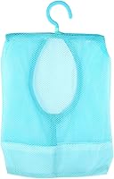 Vista 8 de Bolsa de malla colgante con colgador, bolsa de malla para colgar calcetines, ropa interior, bolsa organizadora de malla para baño, armario