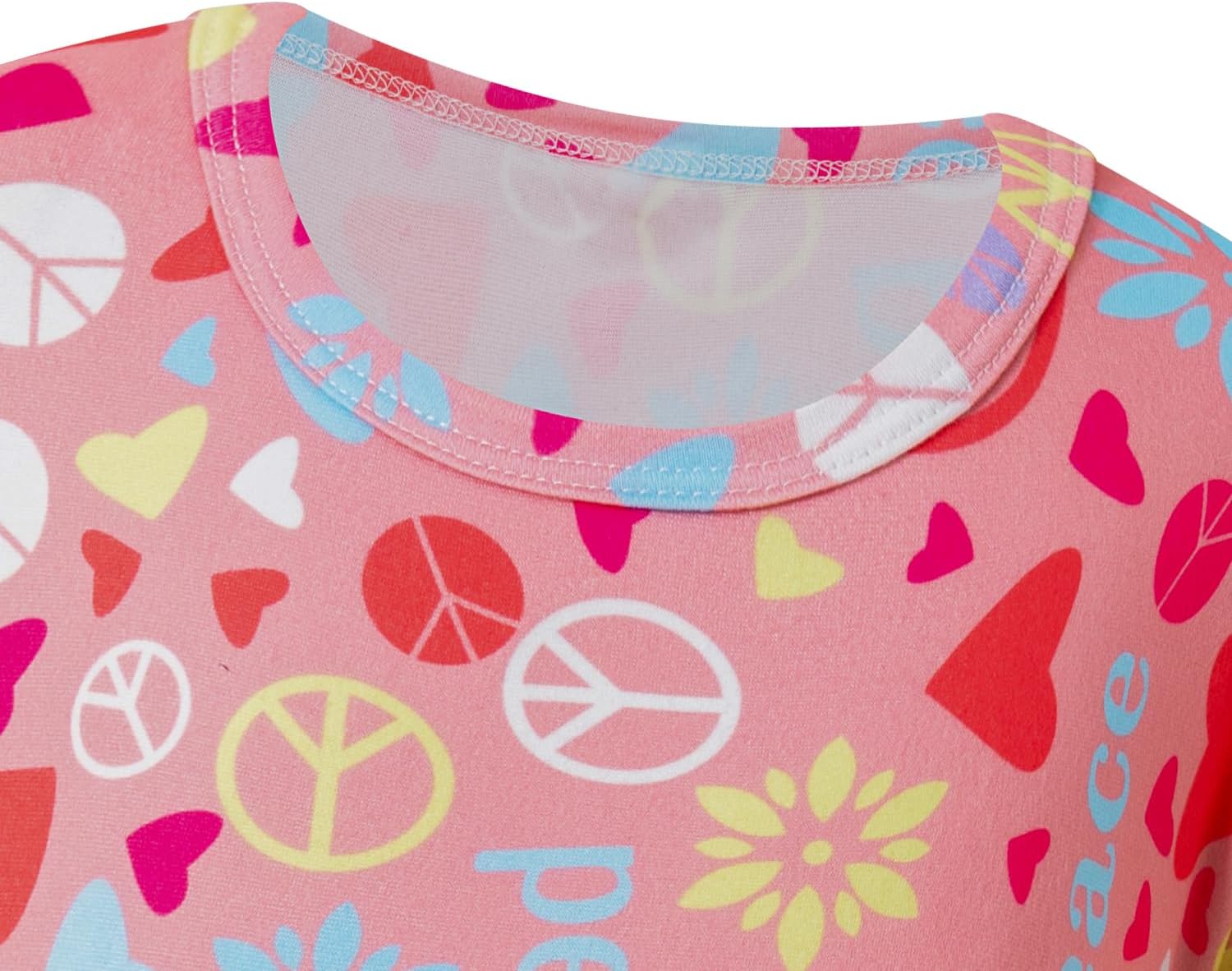 60s 70s Outfits Hippie Kid Girls Costume Set Disco Boho Flared Pants Accessories Set - Image 2