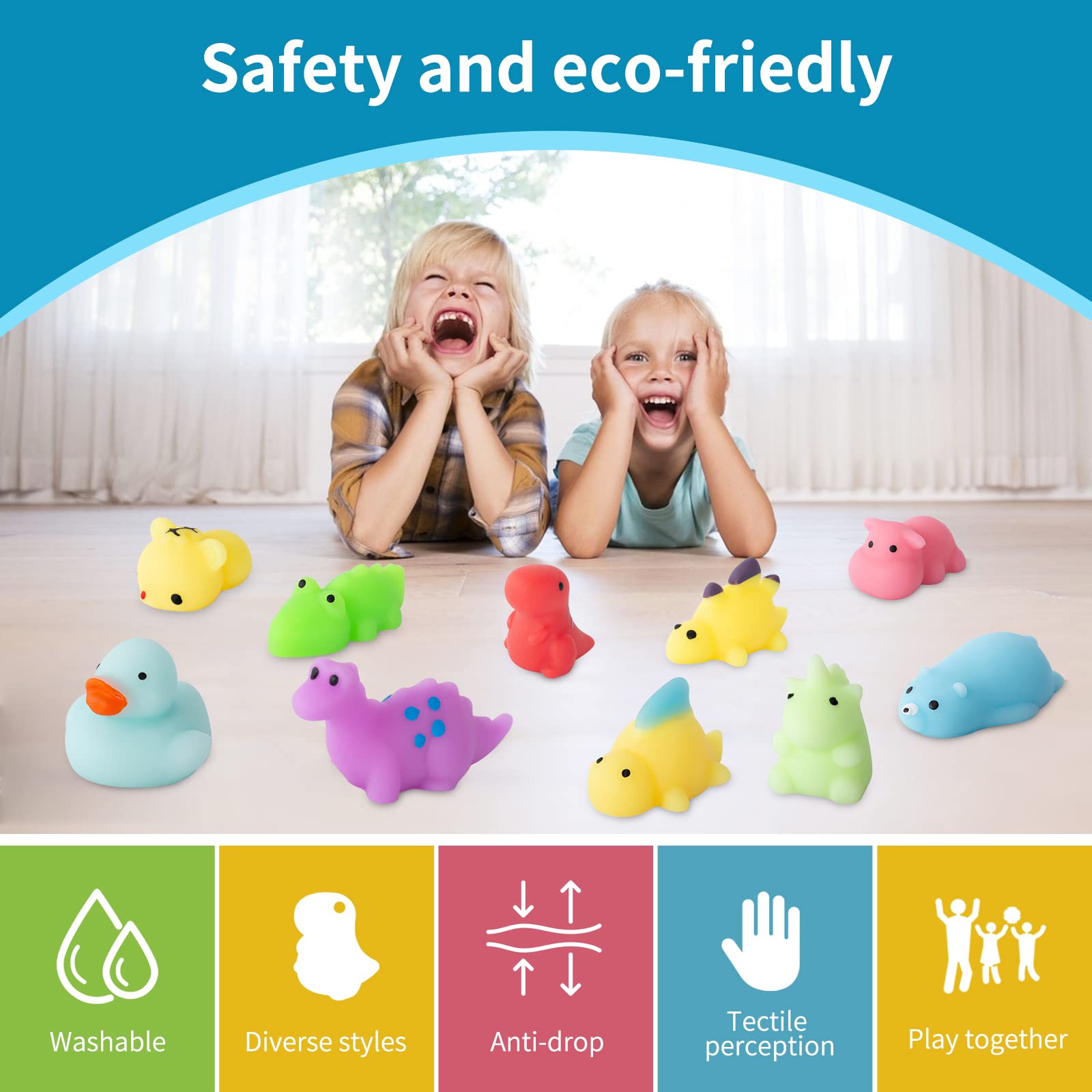 Antistress Fidget Toys - Kawaii Giocattoli Sensoriali Fidget Mini Cute Squishy Morbido Spremere - Gadget Compleanno Bambini - Regalini Fine Festa Compleanno - 21Pezzi