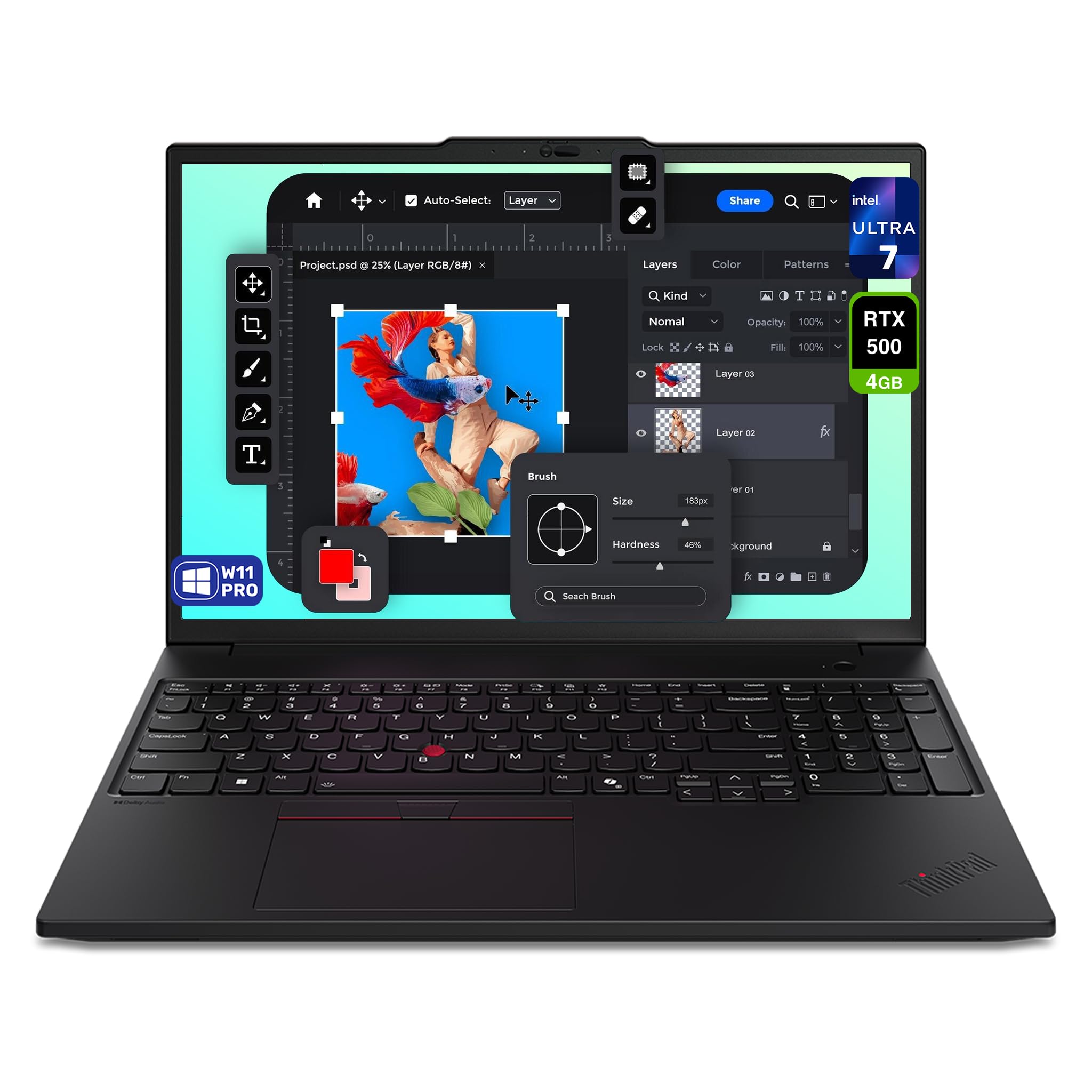 Amazon.com: Lenovo ThinkPad P16s Gen 3 Mobile Workstation, Intel