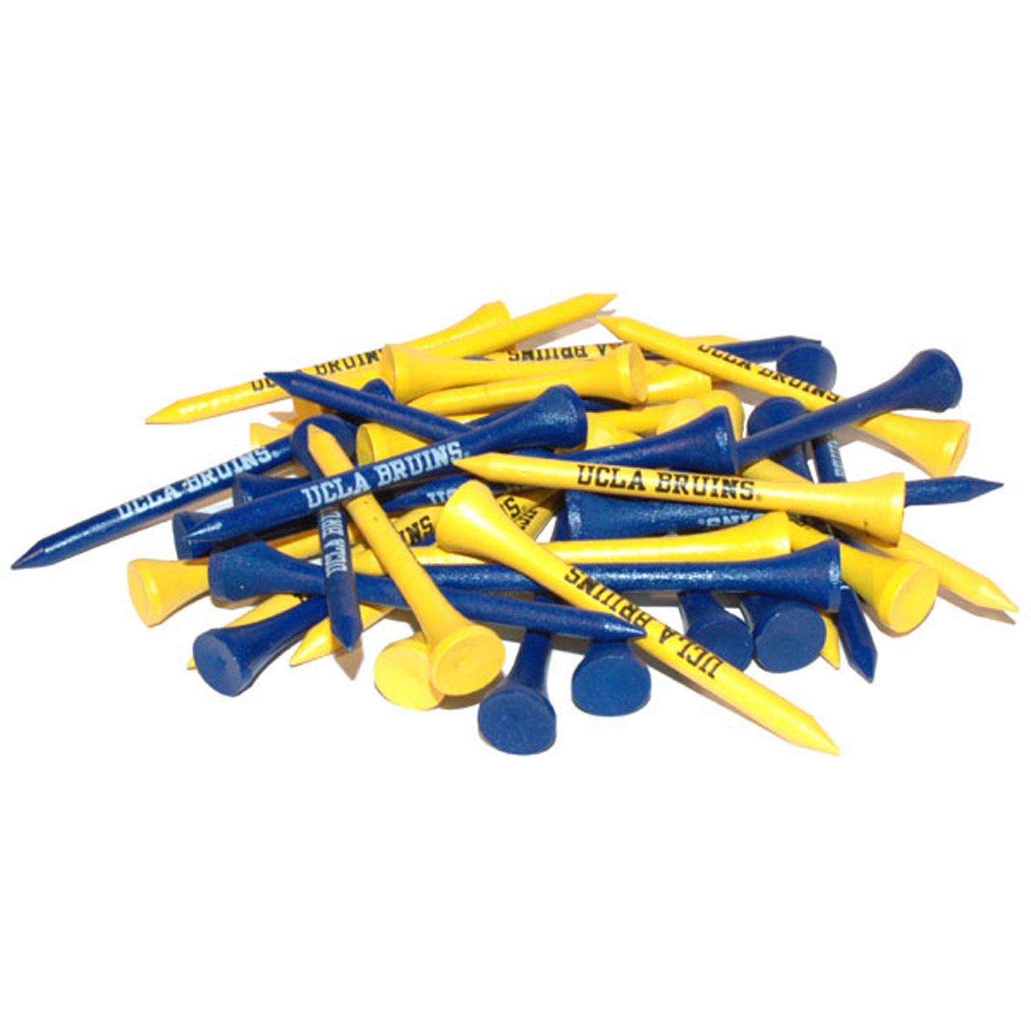 NCAA 2-3/4" Golf Tees, 50 Pack, Regulation Size, Multi Team Colors