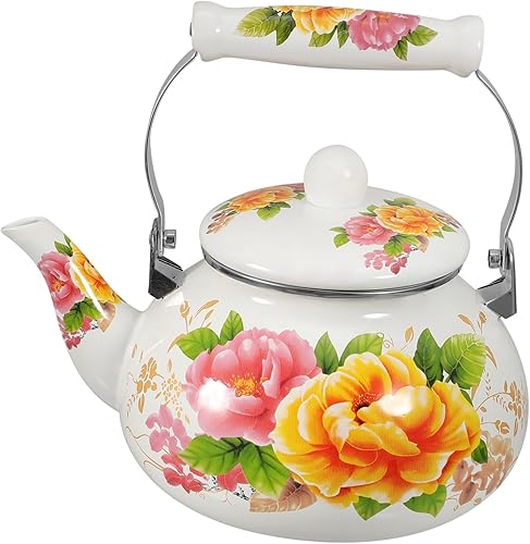 Tetera esmaltada Tetera de esmalte Tetera japonesa Cafetera Camping Cafetera Camping Tetera Tetera decorativa Esmalte Casa Tetera Tetera Tetera