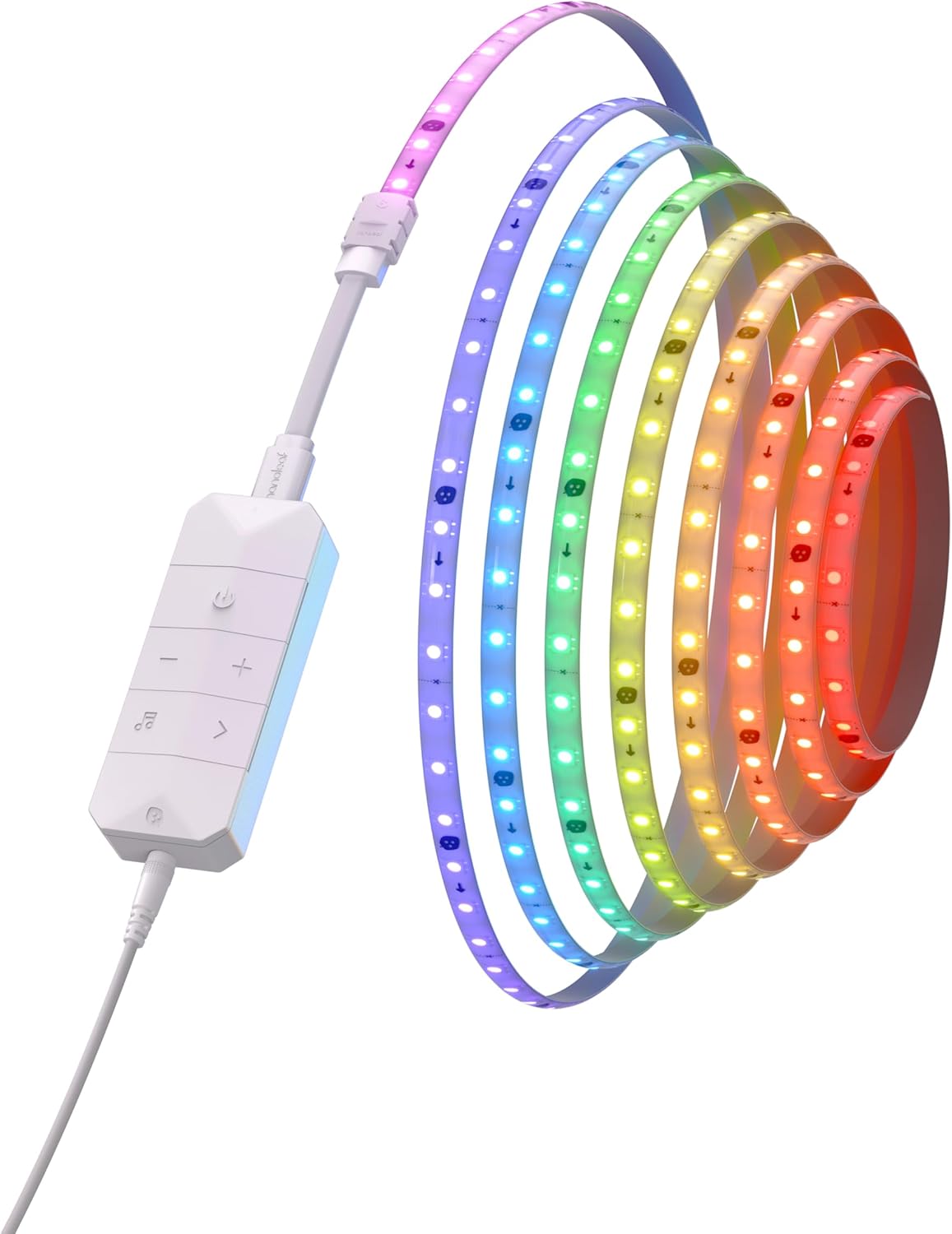 Nanoleaf Necessities Matter Lightstrip LED Strip Starter Package Addressable HD 5M RGBIC Related – 16M Color LED Strip, Matter Over Wi-Fi, Bluetooth, Appropriate with Alexa Google Apple, Dwelling Room or