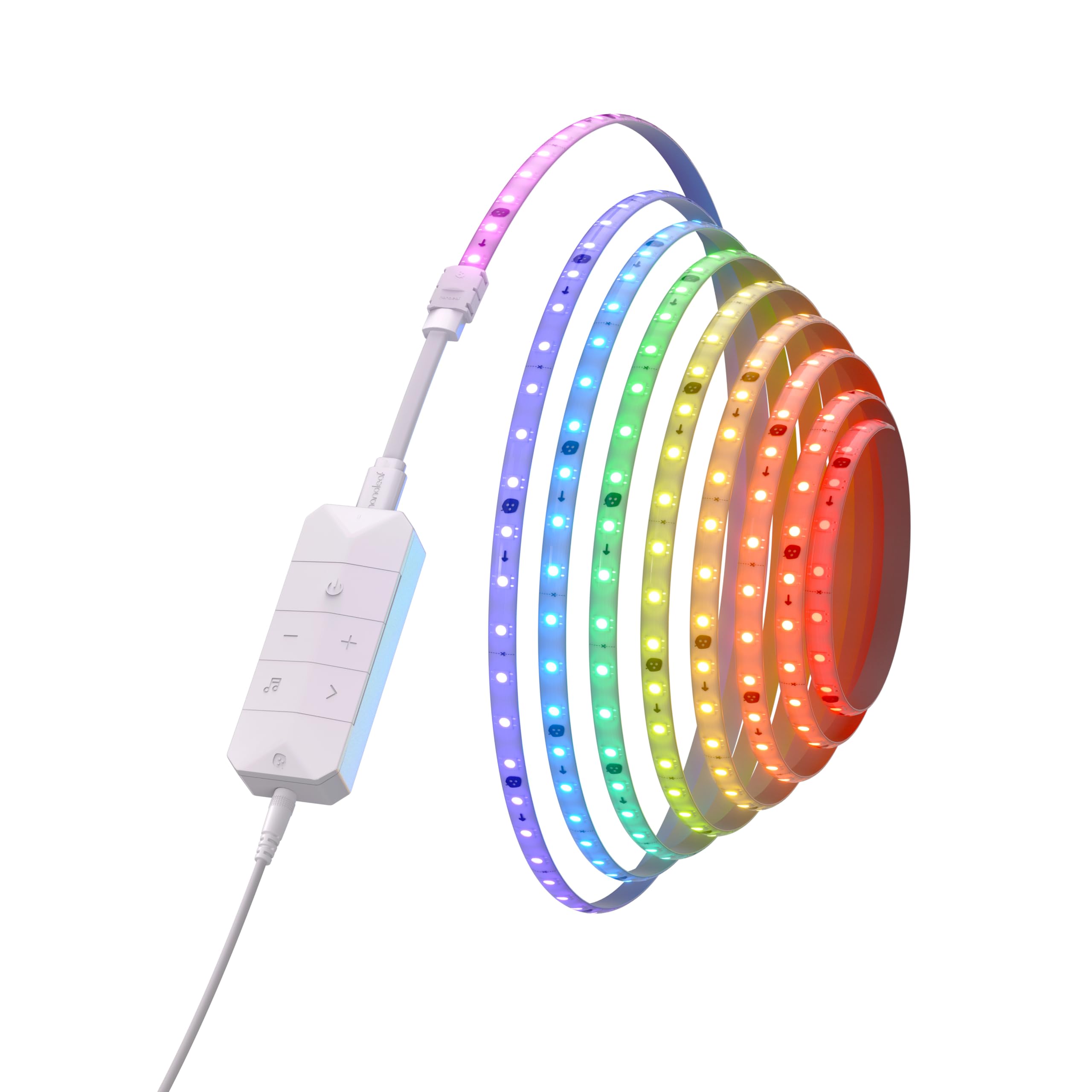 Nanoleaf Essentials Matter Lightstrip LED Strip Starter Kit Addressable HD 5M RGBIC Connected - 16M Colour LED Strip, Matter over Wi-Fi, Bluetooth, Compatible with Alexa Google Apple, Living Room or