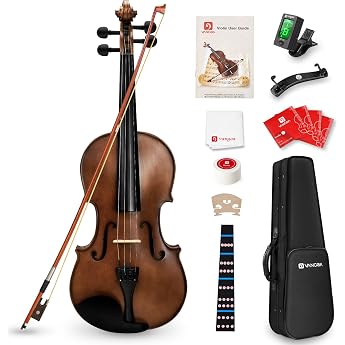 Vangoa Full Size 4/4 Solid Wood Violin