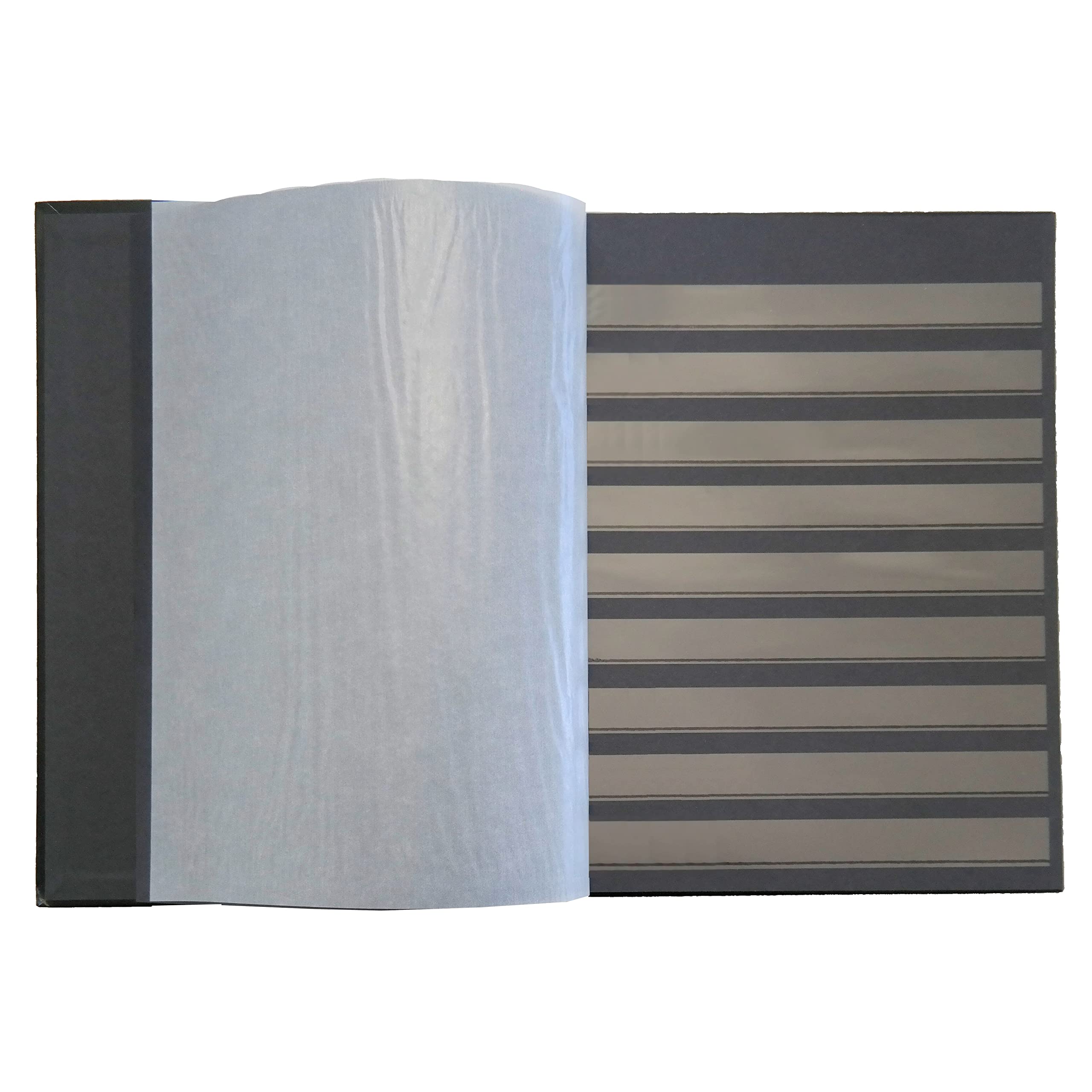 Album con francobolli di Supersafe 22,9 x 30,5 cm B 4/8 Black Stamp Album