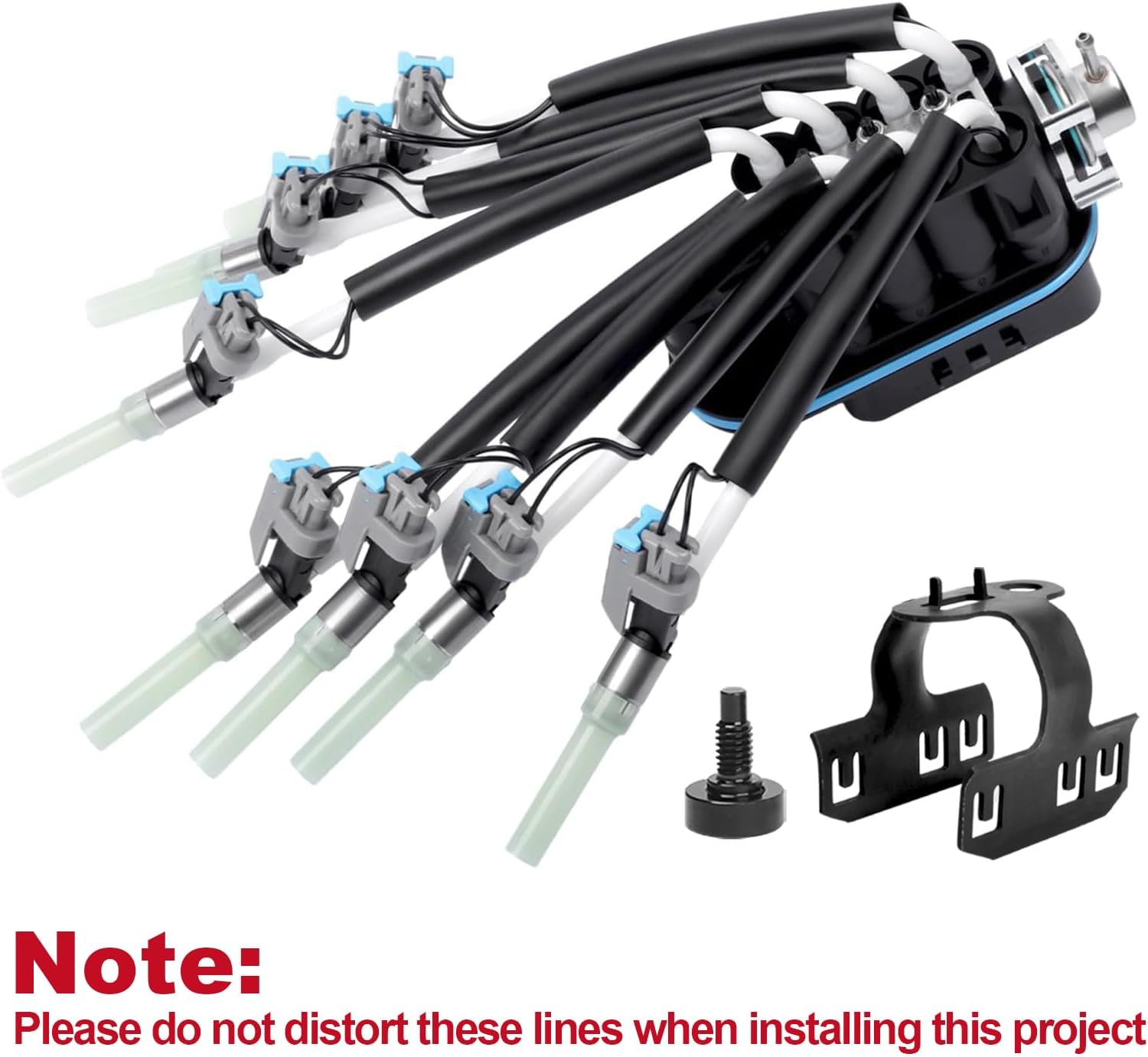Fuel Injector FJ504 with 8 Cylinder Compatible with GMC Pickup |Chevrolet Pickup Truck P30 |Suburban Chevy Express 1500 2500 3500| Isuzu NPR V8 5.0L 5.7L 19210687, 93441235