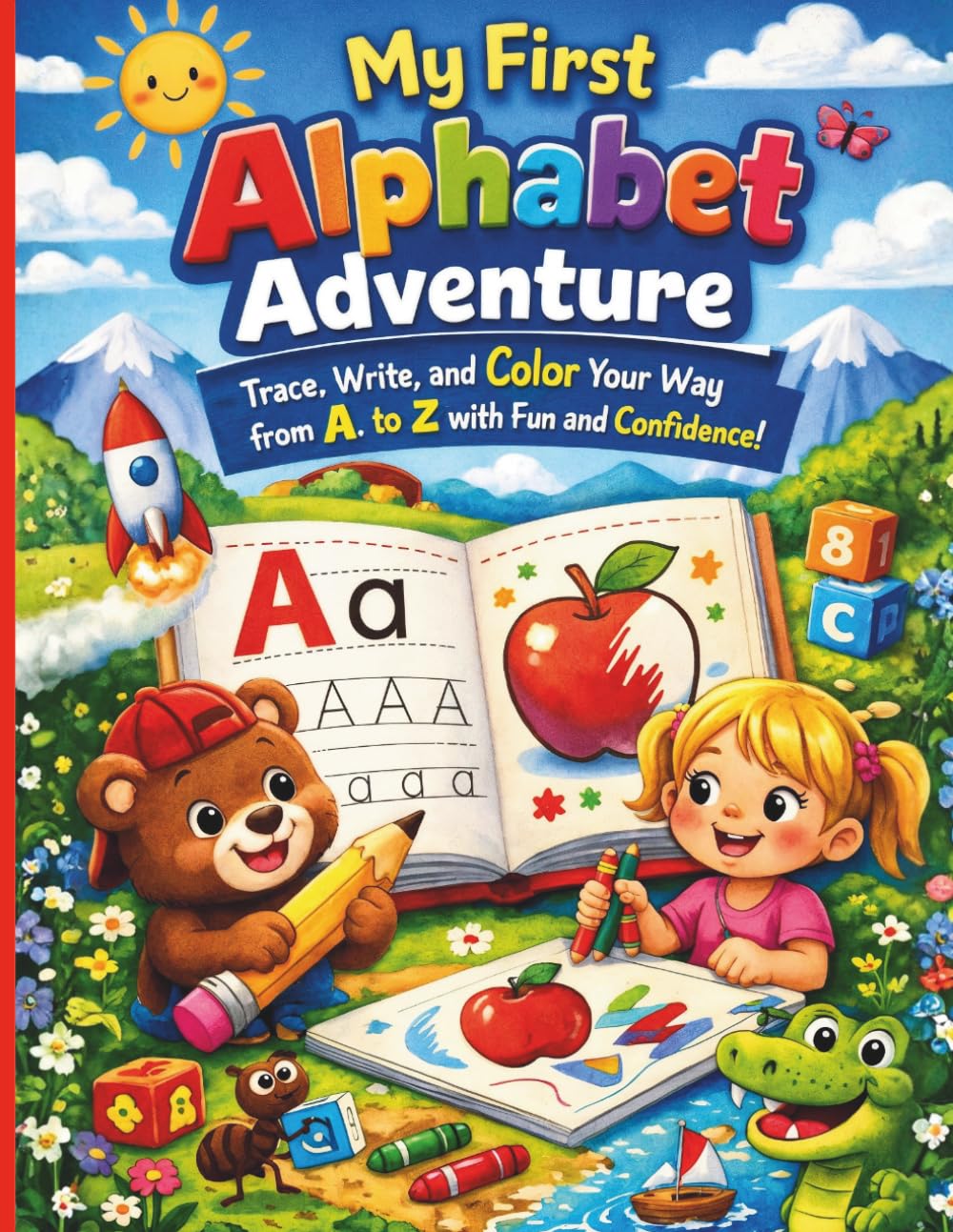 My First Alphabet Adventure: Trace, Write, and Color Your Way from A to Z with Fun and Confidence!