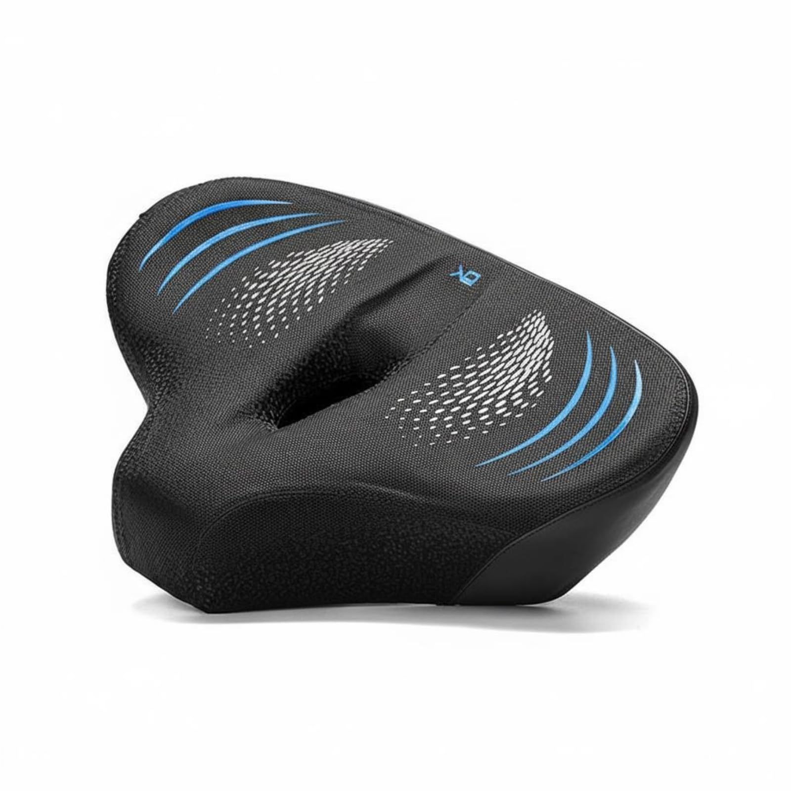 Coussin de Selle de Vélo Selle de Vélo Coussin de Siège Siège de Bicyclette avec Aération par Ouverture Centrale et Revêtement Texturé Soulage, Color to 2, 26 37.5 10cm