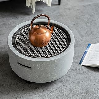 Table Brazier Garden Patio Heater/BBQ/Ice Pit with Spark Guard,Magnesium Oxide Material