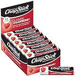 ChapStick Classic Strawberry Lip Balm Tubes, Lip Care and Lip Moisturizer - 0.15 Oz (Pack of 12)