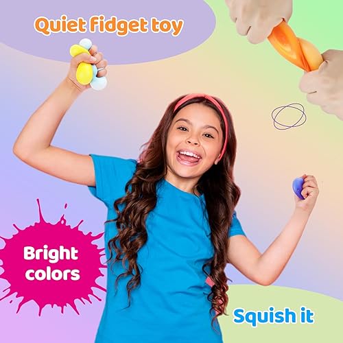 Miniatura 2 de Paquete de 8 cubos para el estrés, juguete elástico para aliviar la ansiedad y el estrés, juguetes de bola de estrés en el aula, cubo para adultos,