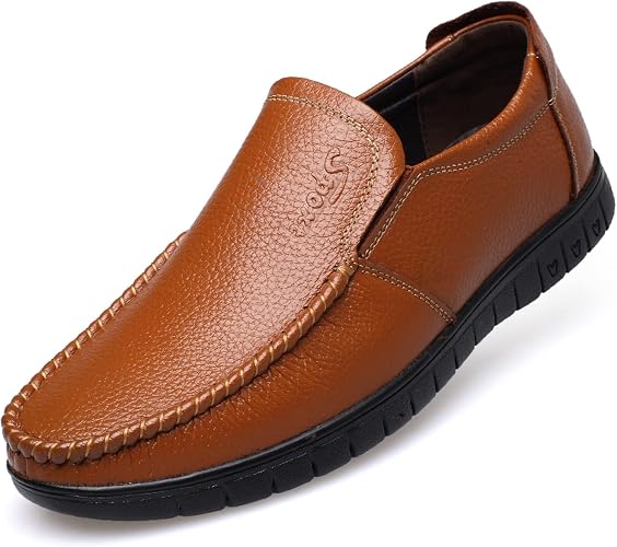 Driving Shoes, Loafers, Round Toe 