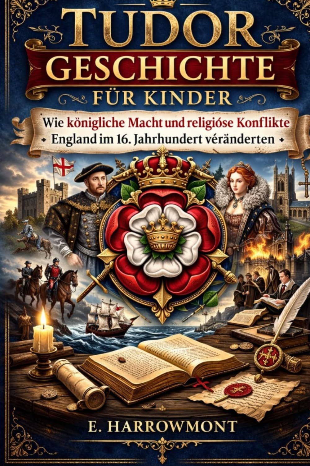 Tudor Geschichte für Kinder: Wie königliche Macht und religiöse Konflikte England im 16 Jahrhundert veränderten