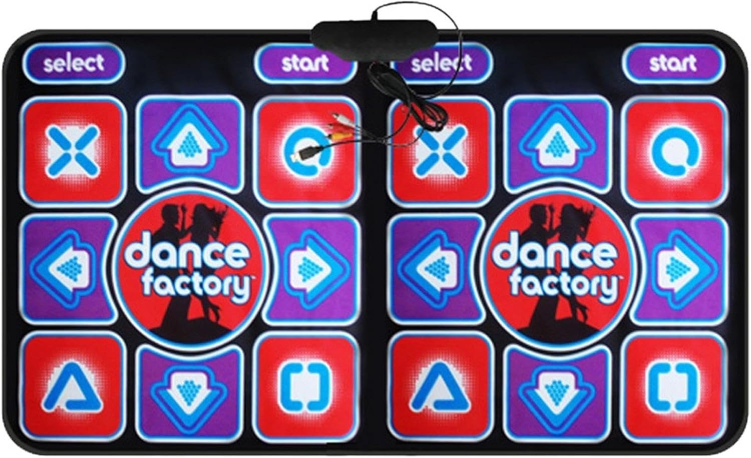Double Dance Mat, Wireless Double User Dance Mat with Game Controller, Non-Slip Dance Pad for Adults, Dance Playmat Toy Gift, Christmas Birthday Gifts for Girls Boys (Pink)