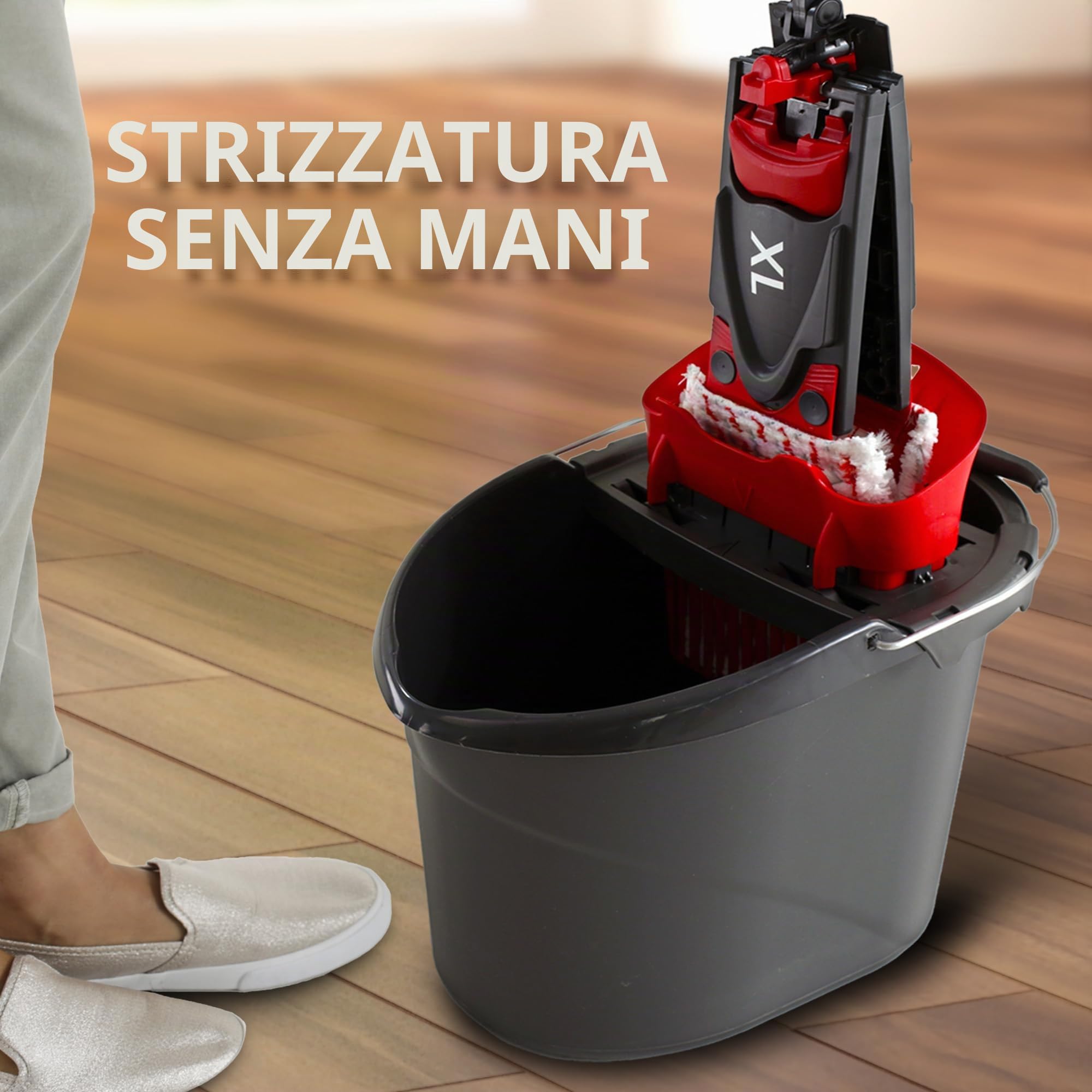 Vileda Lavapavimenti, Multicolore, 42 Cm, Set da 3 Pezzi, 10 unità