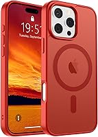 Vista 374 de SUPFINE - Funda magnética para iPhone 13 Pro Max (compatible con MagSafe), (protección contra caídas de grado militar de 10 pies), delgada, Negro