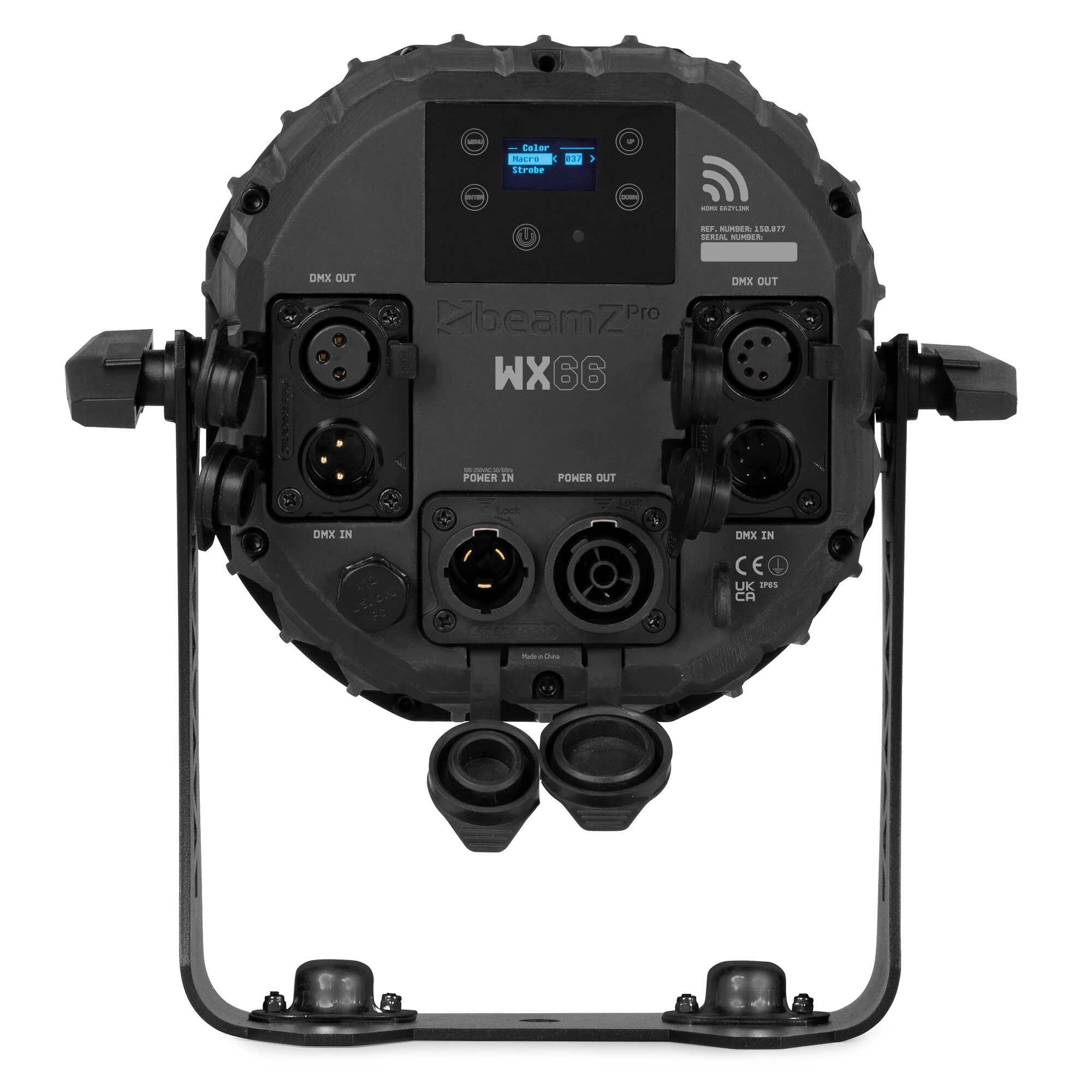 BeamZ Professional WX66 Foco LED PAR Exterior RGBALC 6x20W IP65 con WDMX RDM y OLED