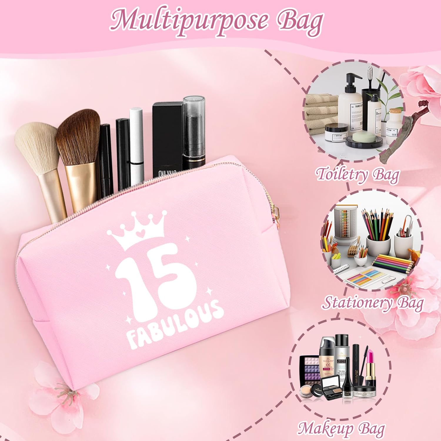 15 Year Old Girl Birthday Gifts Ideas, 15th Birthday Gifts for Teen Girls, Happy 15th Birthday Decorations for Girls, Best 15 Year Old Present Christmas Easter Gift for Daughter Niece Sister - Image 5