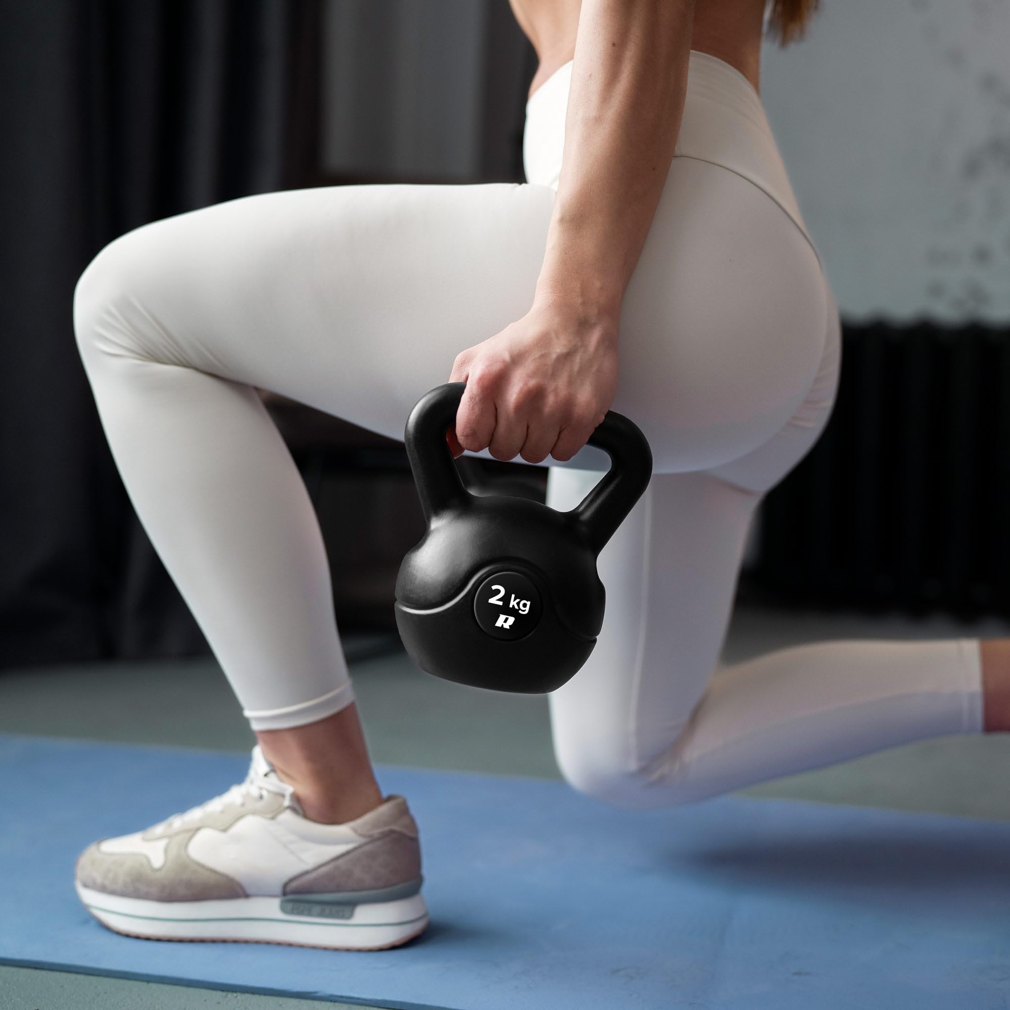 Rebel Kettlebell Bitumen 18kg PVC RBA-2319