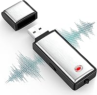 HAKSDOWO 32GB Voice Recorder: 750 Hours Capacity, Noise Reduction, 16H Battery, USB Rechargeable for Lectures, Interviews, Meetings