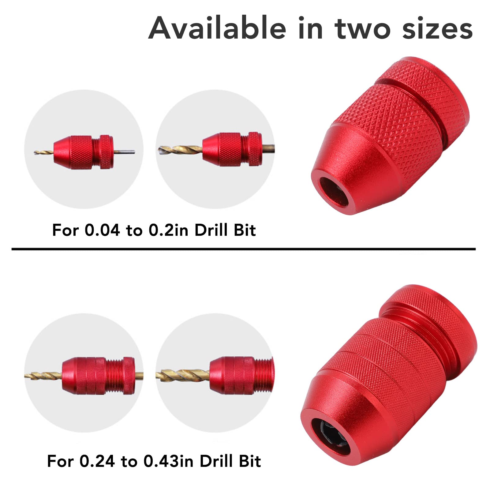 Regulowany kołnierz ograniczający głębokość wiercenia, aluminiowy stopowy ogranicznik głębokości wiertła do drewna, zakres stosowania 5/64"-3/16"(1-5mm), ogranicznik głębokości wiercenia dla wierteł