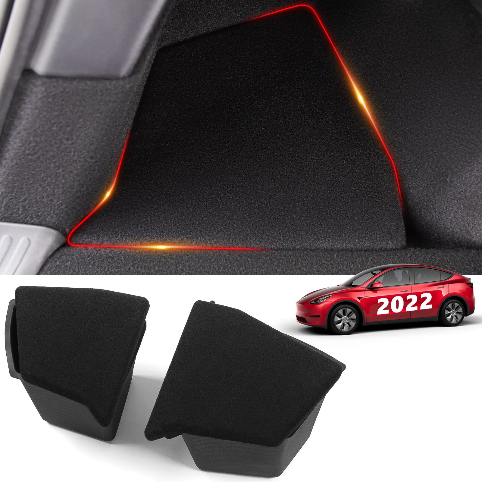 Buy Xipoo Fit Tesla Model Y Trunk Organizer Storage Box Storage Packets