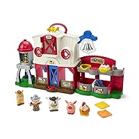 Fisher-Price Cofanetto Little People Les Animaux de la Fattoria con Luci e Musiche