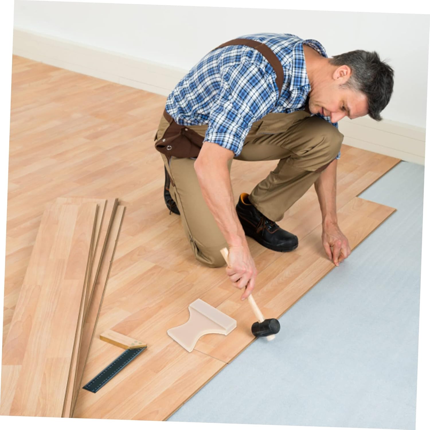 Wood Floor Knock Block Nylon Tapping Block for Flooring Installation Professional Woodworking Tool