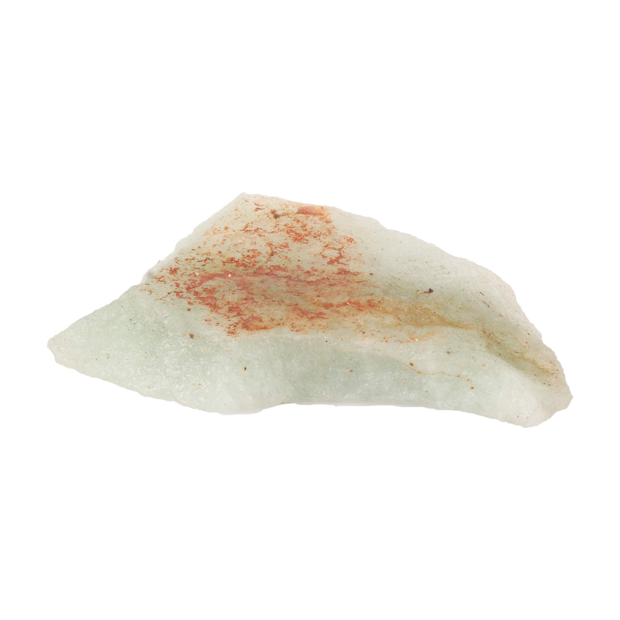 Rare Green Jade Healing Crystal 174.95 Ct Natural Raw Jade for Lapidary Cabbing Rough Gemstone