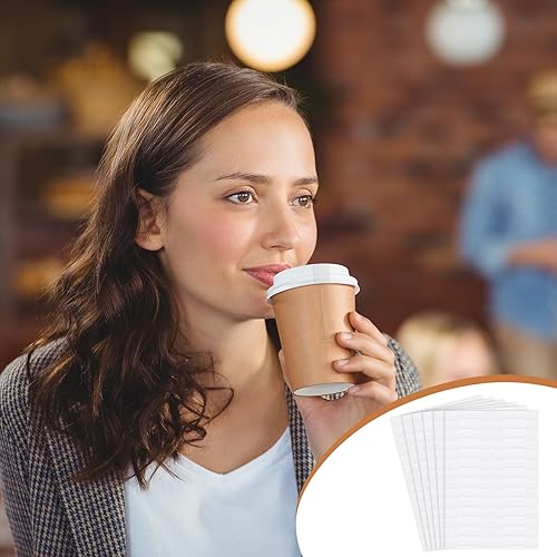 Miniatura 6 de Whaline 1008 sellos a prueba de manipulaciones, etiquetas transparentes a prueba de manipulaciones, calcomanías adhesivas transparentes resistentes