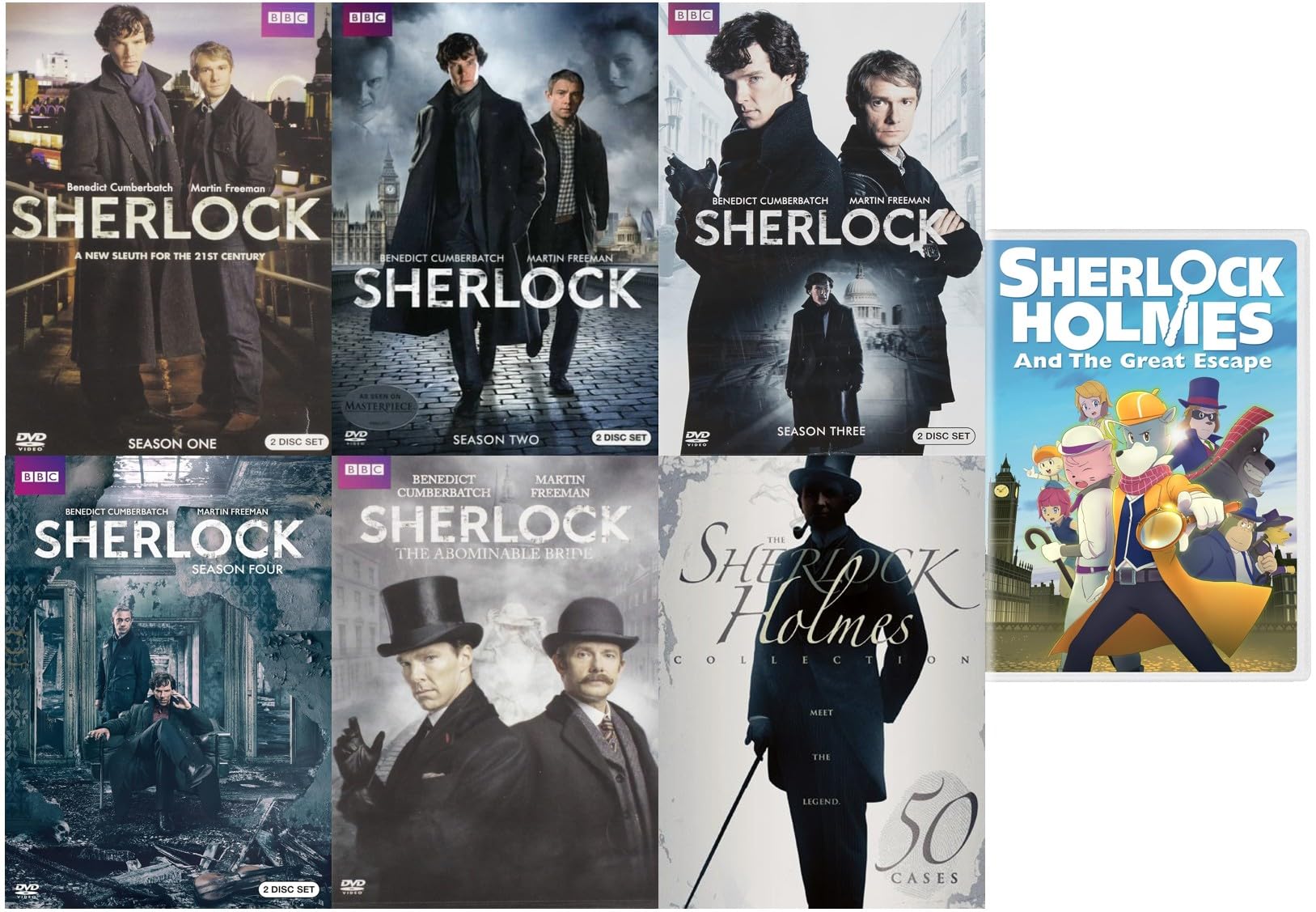 Sherlock: The Complete BBC Series [DVD] - Season 1 / Season 2