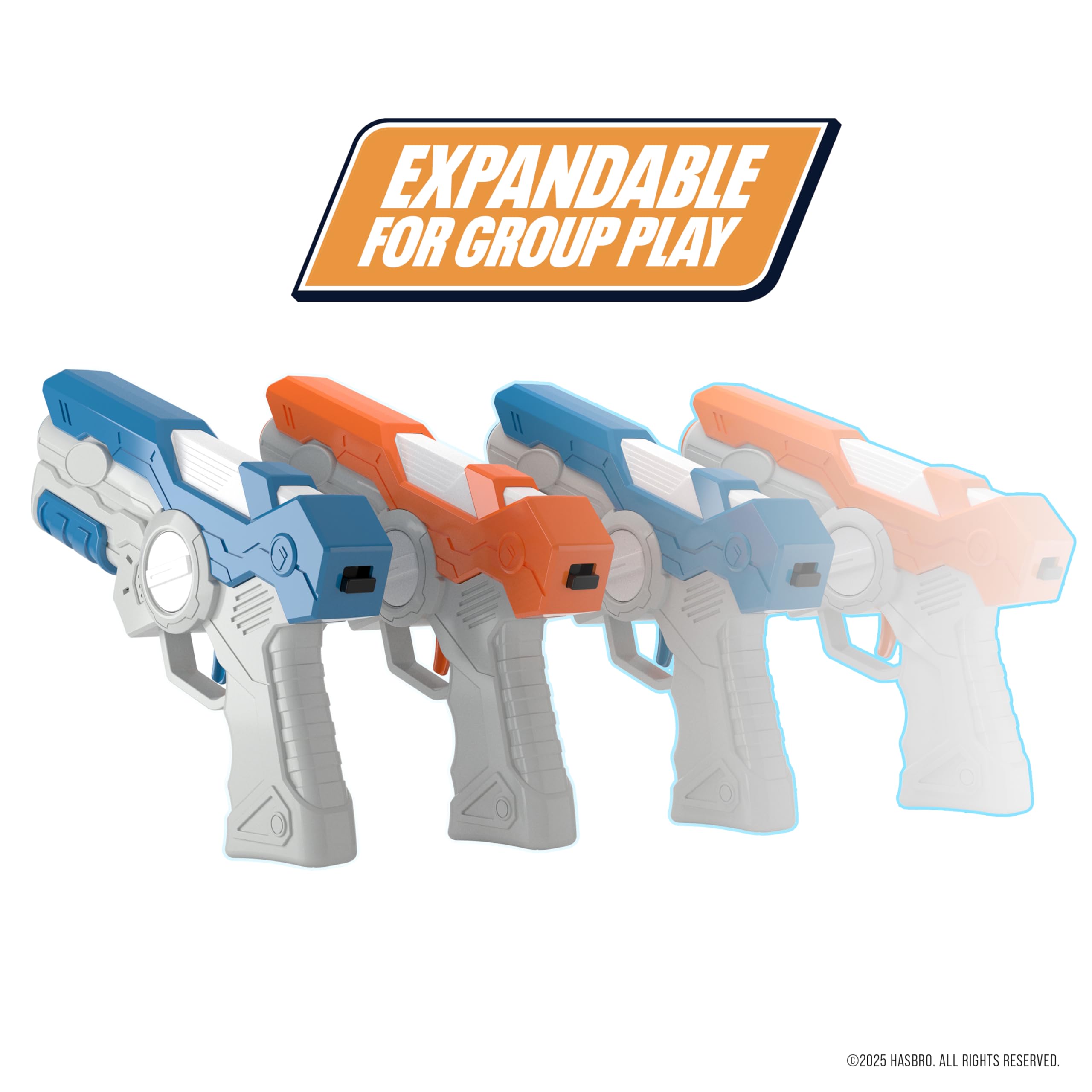 Nerf Laser Ops Battle 2PK - Luci Iz, vibrazione, suono FX e portata di 60 m per Wilder Toys