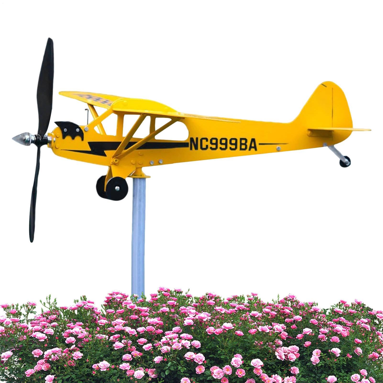 Moulin à vent d'avion rotatif pour apporter de la vie au jardin