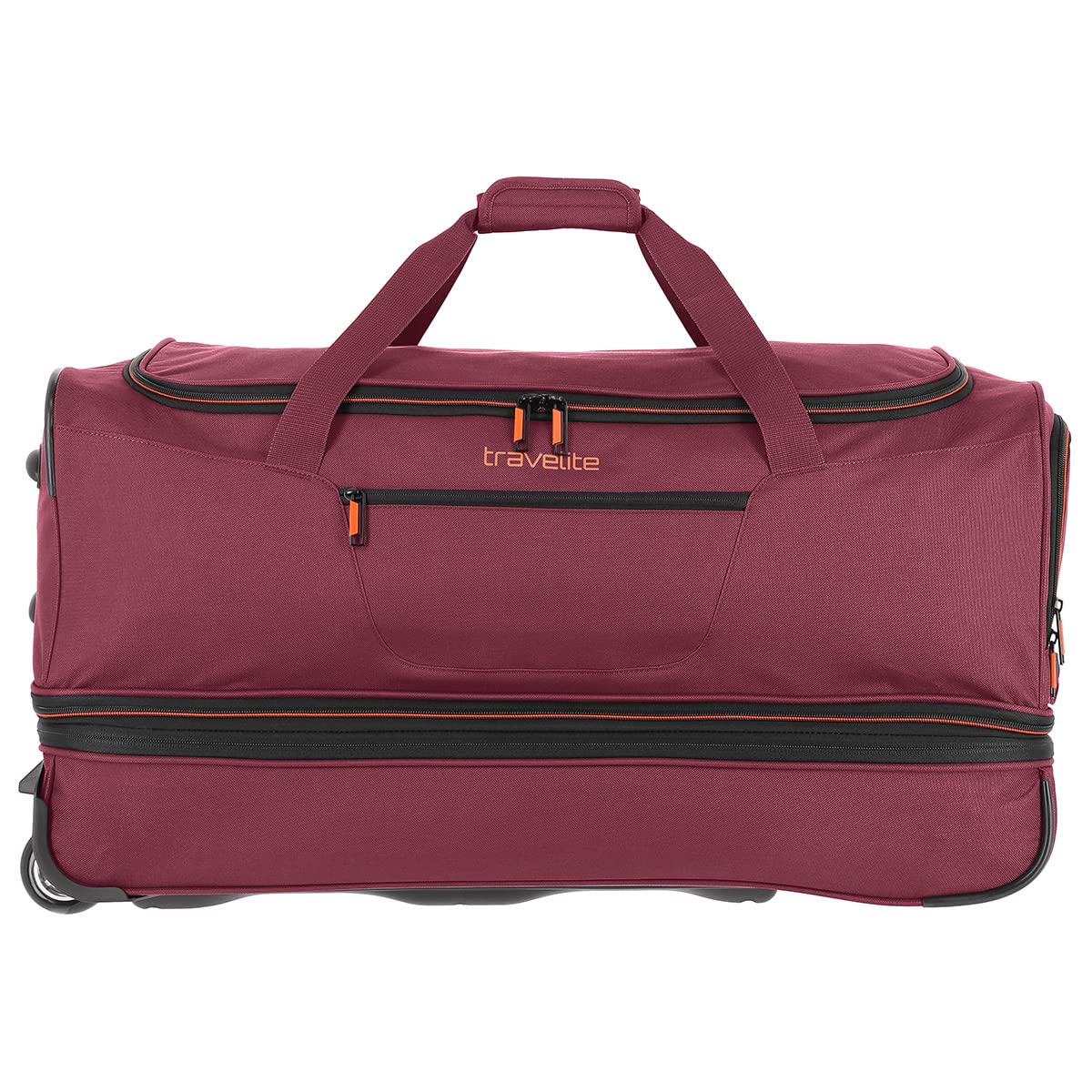 travelite Bolsa de viaje Trolley con ruedas, volumen grande y ampliable, BASICS, bolsa enrollable para equipaje blanda con pliegue de expansión, 70 cm, 98 - 119 litros