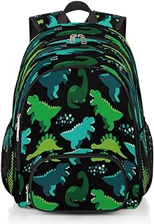 Mochila escolar de dinossauro de desenho animado para adolescentes meninos meninas bonito dinossauro mochila faculdade mochilas com alça de peito viagem computador casual mochila, Dinossauro 4