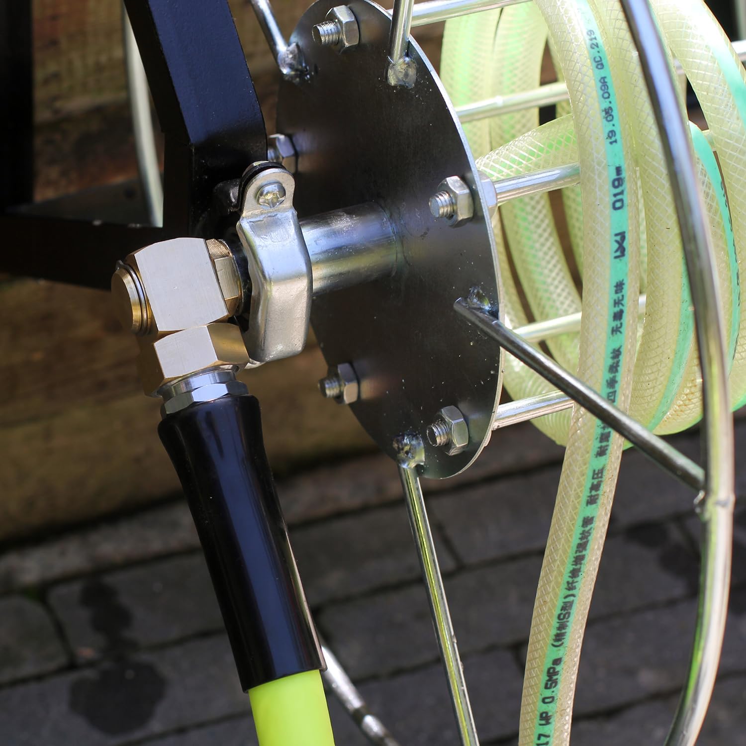 Garden Hose Reel Parts Fittings Swivel Elbow Connector Garden Hose Swivel Reel Replacement Parts (4 pieces)