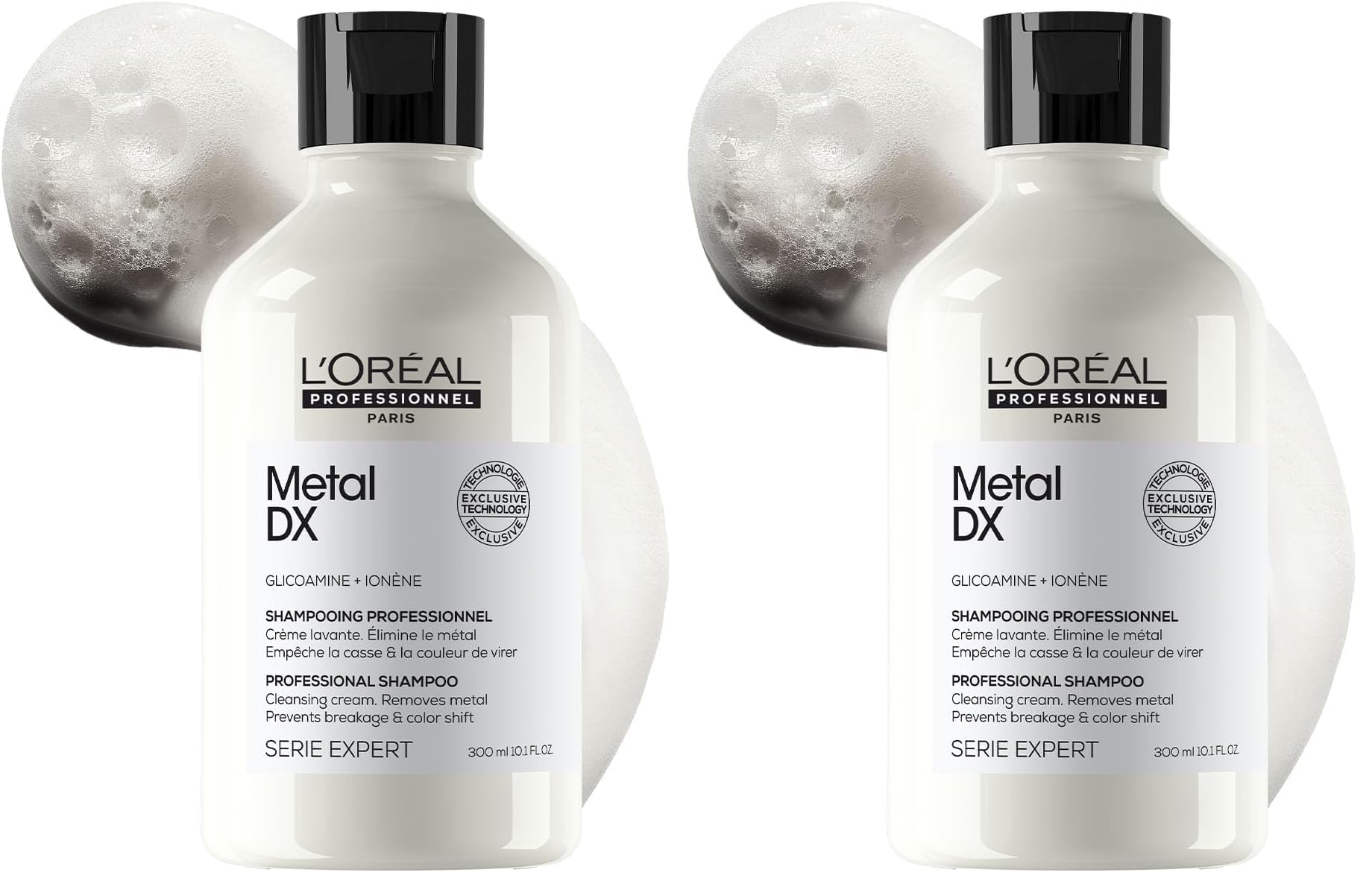 L’Oréal Professionnel Metal DX Anti-Metal Sulfate-Free Cleansing Cream Shampoo - 300ml | Professional Shampoo for Less Breakage, Get Strong & Shiny Hair | With Glicoamine | For Men & Women (Pack of 2)-picture-41