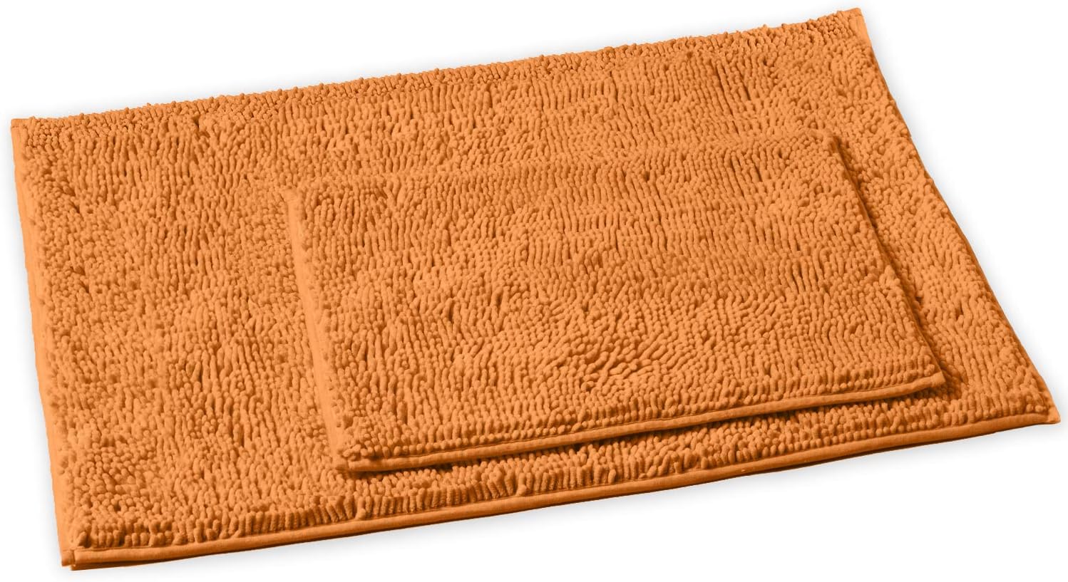 LuxUruxBathroom Rug Bath Mat Water Absorbent Shaggy Floor Mats Non Slip Rubber Door Rug Microfiber Soft Indoor Outdoor Door Mats Machine Washable 17 x 24 2 Pack Coffee