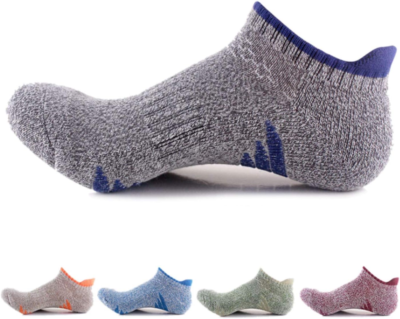 ZZIYEETTM Pack of 4 Super Thick Warm Knitting Sports Short Ankle Socks Athletic Socks for Men