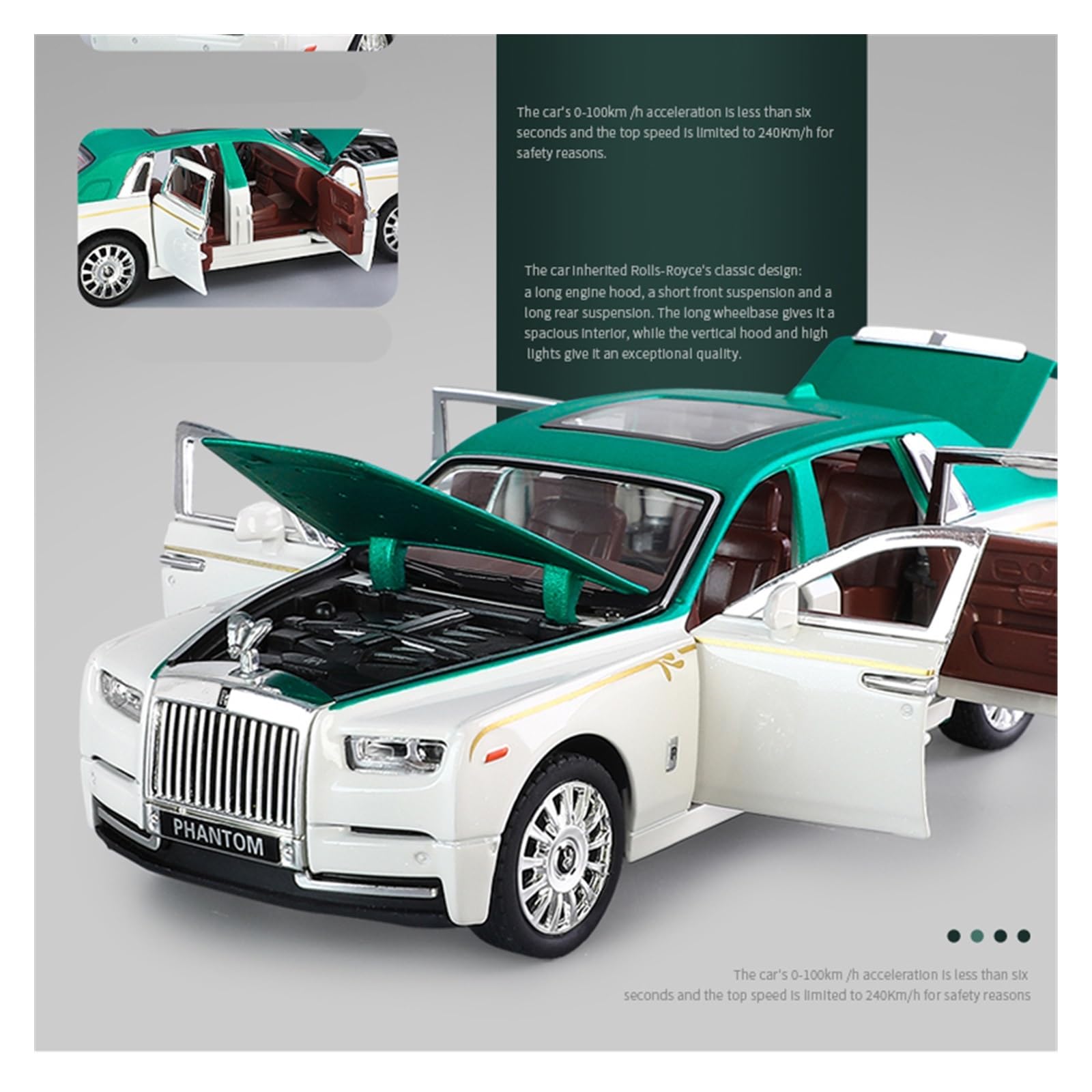 車POCHERプラモデルROLLS ・ ROYCEファントムⅡ1932