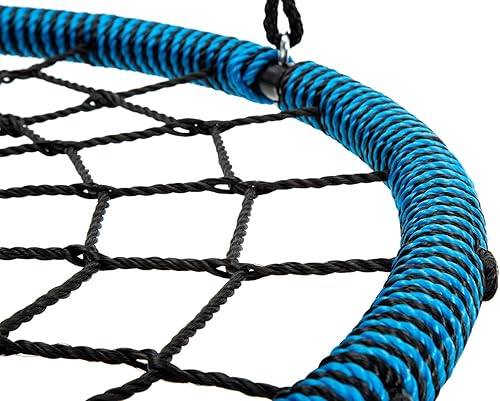 Miniatura 7 de walsport Columpio de árbol de telaraña de 40 pulgadas, columpio para exteriores, con capacidad de peso de 330 libras, columpio al aire libre para