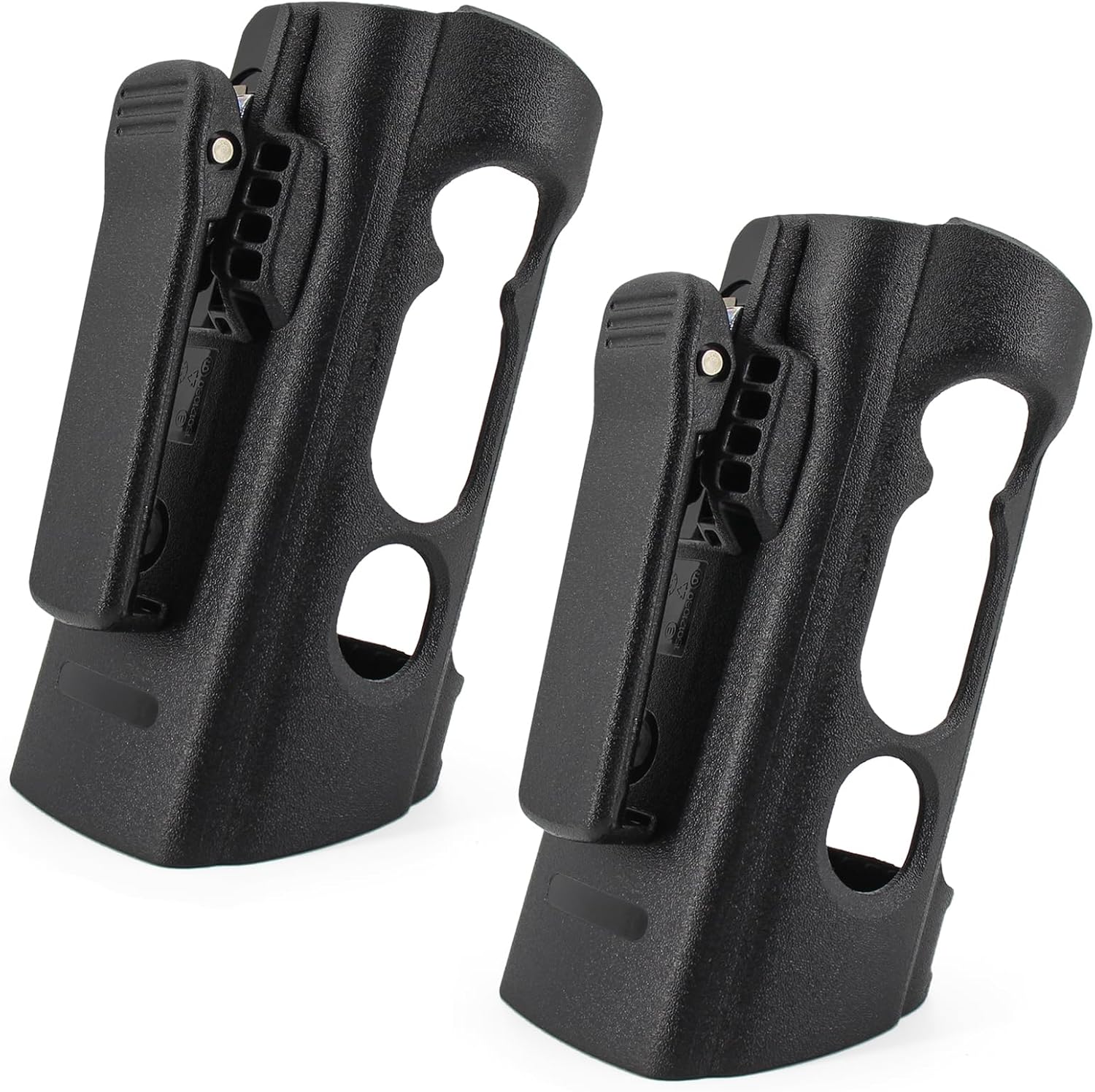2Pcs APX 6000 APX 8000 Radio Holster Fit for Motorola APX6000 APX8000 PMLN7901A PMLN7901 PMLN5709A PMLN5709 Carry Holder Case with 3.4" Belt Clip Models 1.5, 2.5 and 3.5