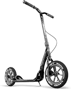 Madd Gear Urban Glide Commuter Kick Scooter - Huge 12" Air-Filled Tires - Perfect for Teens and Adults