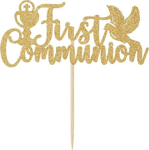 Miniatura 6 de Decoración para tartas de primera comunión, bendición en tu confirmaciónComunión Mi Primera, Dios bendiga, bautizo, confirmación, baby shower,
