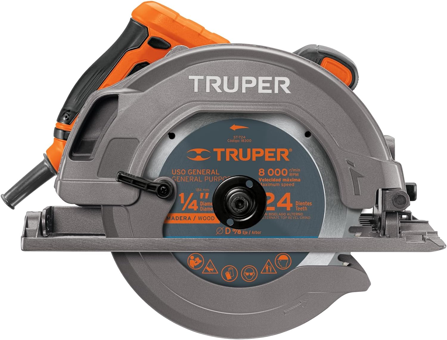 Circular saw, 7-1/4 ', professional, 1500 W