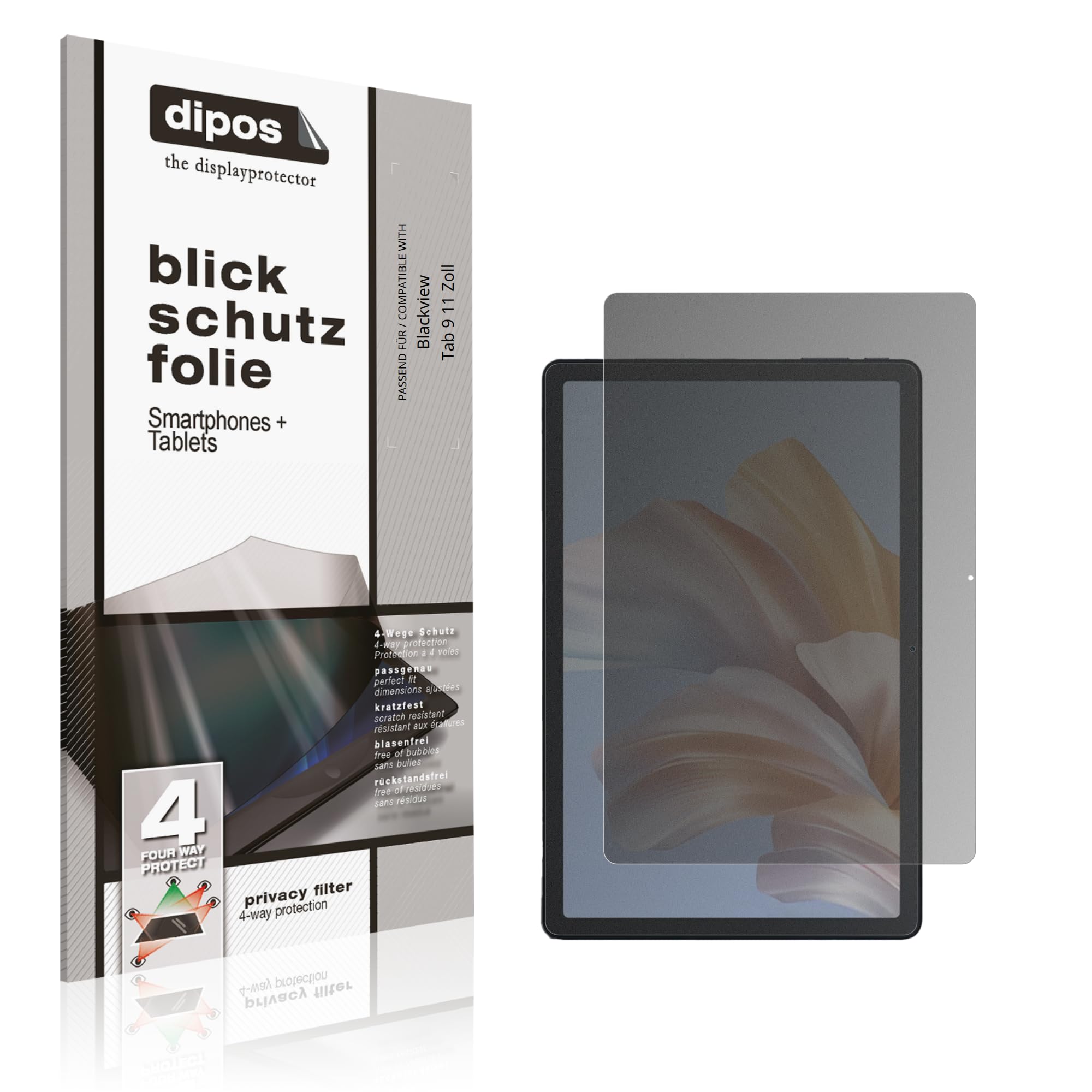 dipos Blickschutzfolie für Blackview Tab 9 11 Zoll