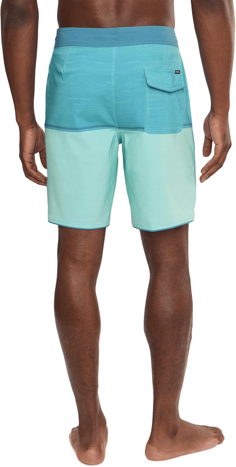 O'NEILL Men's Hyperfreak Mysto Block Scallop 19'' Boardshorts